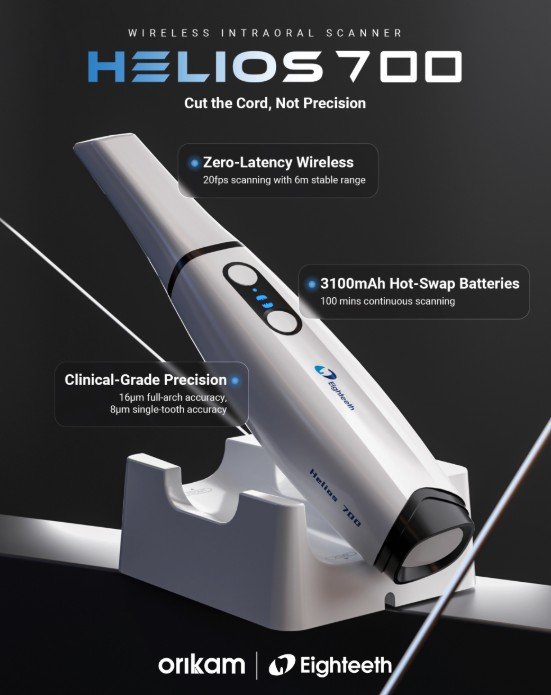 Helios 700- Wireless Intraoral Scanner